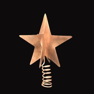 Copper Christmas Star Tree Topper
