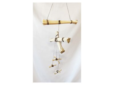 X Bone Hanging Art