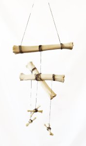 X Bone Hanging Art