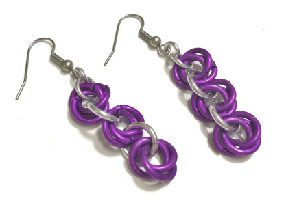 Vibrant Purple Mobius Flower Design