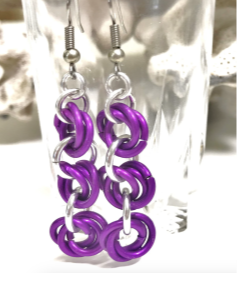 Vibrant Purple Mobius Flower Design