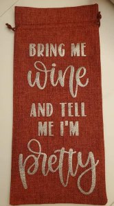 Burlap Wine Bags