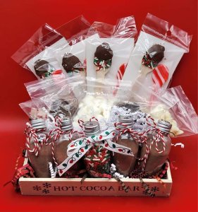 Christmas Hot chocolate Bar for 4