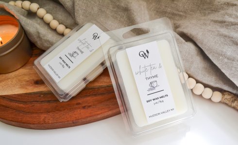 Owl Woods Candle Co White Tea & Thyme 3oz Soy Wax Melts