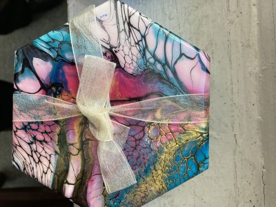 Hexagonal Ceramic Coasters