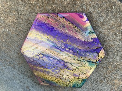 8” Hexagonal Ceramic Trivet