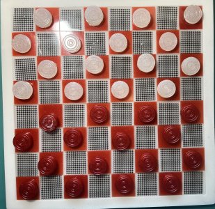 Alabama Crimson Tide Inspired Checker Board