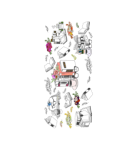 16 oz. Glass Libby w straw and lid