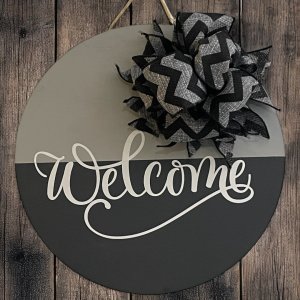 Welcome Sign Door Hanger