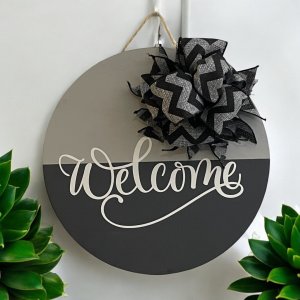 Welcome Sign Door Hanger