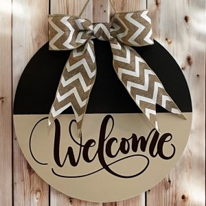 Welcome Sign Door Hanger