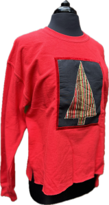 Christmas tree sweatshirt, size Medium (adult )