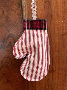 Handmade ornament approx 8” x 4”