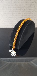 Sunset Glow Byzantine Bracelet