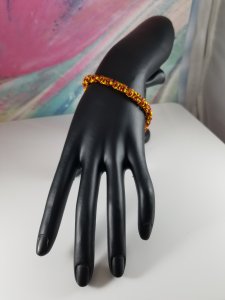 Sunset Glow Byzantine Bracelet