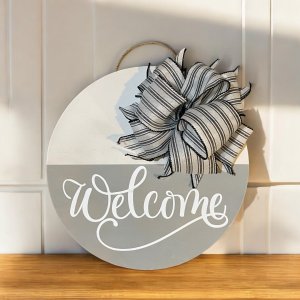 Welcome Sign Door Hanger