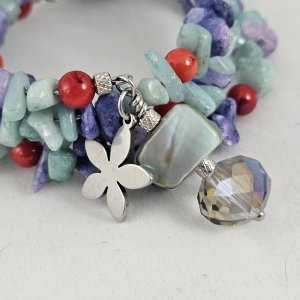 Triple Beaded Bracelet