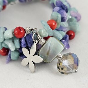 Triple Beaded Bracelet