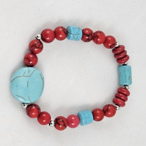 Turquoise Stainless Steel Bracelet