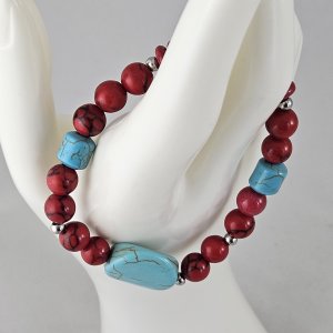 Turquoise Stainless Steel Bracelet