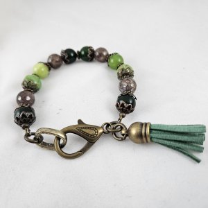 Beaded/Chain Clasp Bracelet