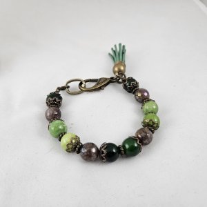 Beaded/Chain Clasp Bracelet