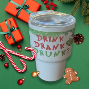 Drink, Drank, Drunk 3oz Shot Glass