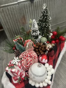 Christmas Box Centerpiece