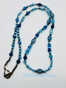 Blue Beaded Necklace
