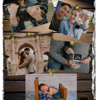 Wooden Collage