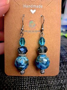 Blue Mother of Pearl Set