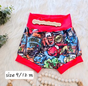 Bummies Cars baby size 9-12m