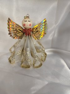 Gold Glitter Angel