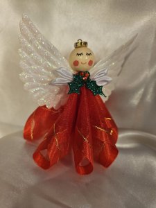 Red Holly Angel