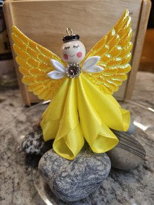 Yellow Memorial Angel