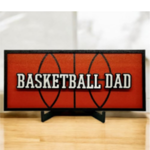 Basketball Dad Desk Sign Decor