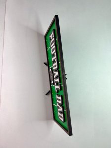 Football Mom Dad Desk Sign Decor