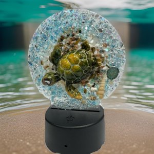 Green Turtle Night Light – Illuminate Your Coastal Dreams ????✨