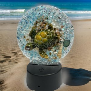 Green Turtle Night Light – Illuminate Your Coastal Dreams ????✨
