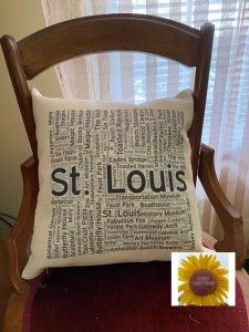 St Louis Pillow *Free shipping in US*
