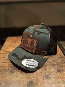 Idaho Leather Patch on Trucker Hat