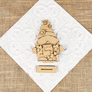 Bee Gnome Shelf Sitter - DIY home decor craft kit - Set of 1