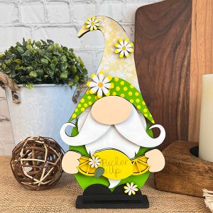 Lemonade Gnome Shelf Sitter - DIY home decor craft kit - Set of 1