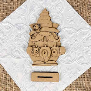 Vampire Gnome Shelf Sitter - DIY seasonal home decor craft kit - Set of 1