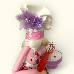 Girl Gnome baking 16"