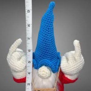 Crochet Gnome 15" & 10"