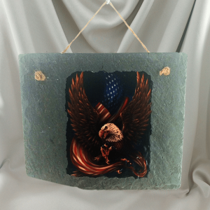 Patriotic Eagle Roof Slate