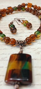 Fluorite Pendant Necklace