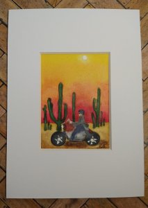 Sunset Ride through the Desert