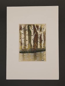 Birches by the Brook